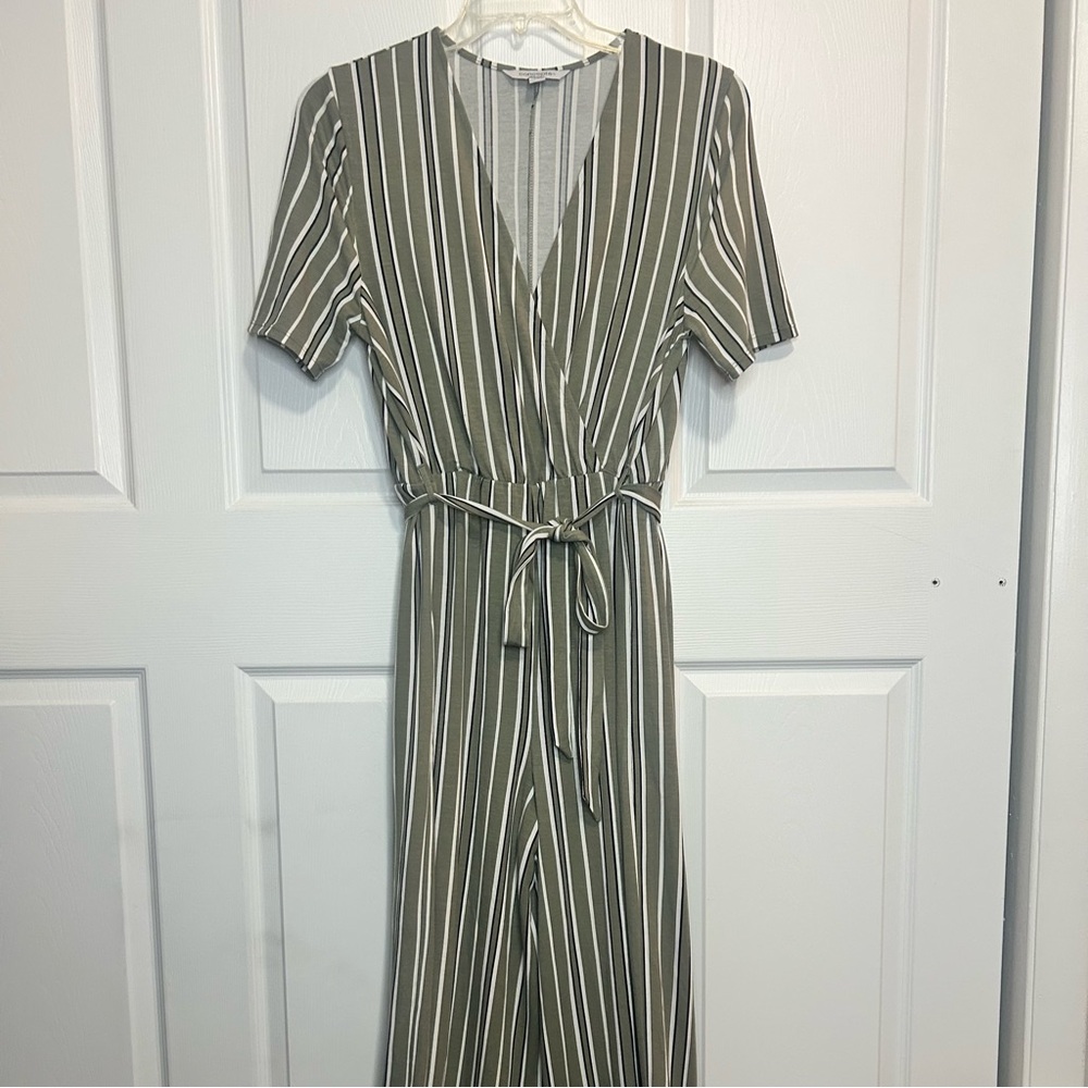 Concepts New York Short Sleeve Knit Surplice Jumpsuit